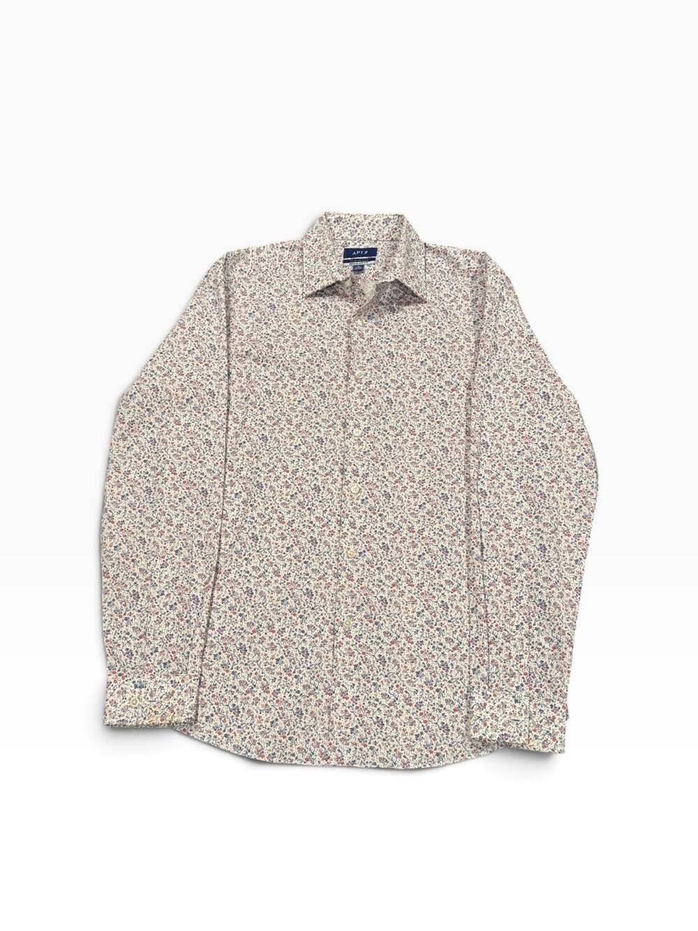 Apt. 9 Premier Flex Regular Fit M 15-15.5 34/35 Floral Shirt